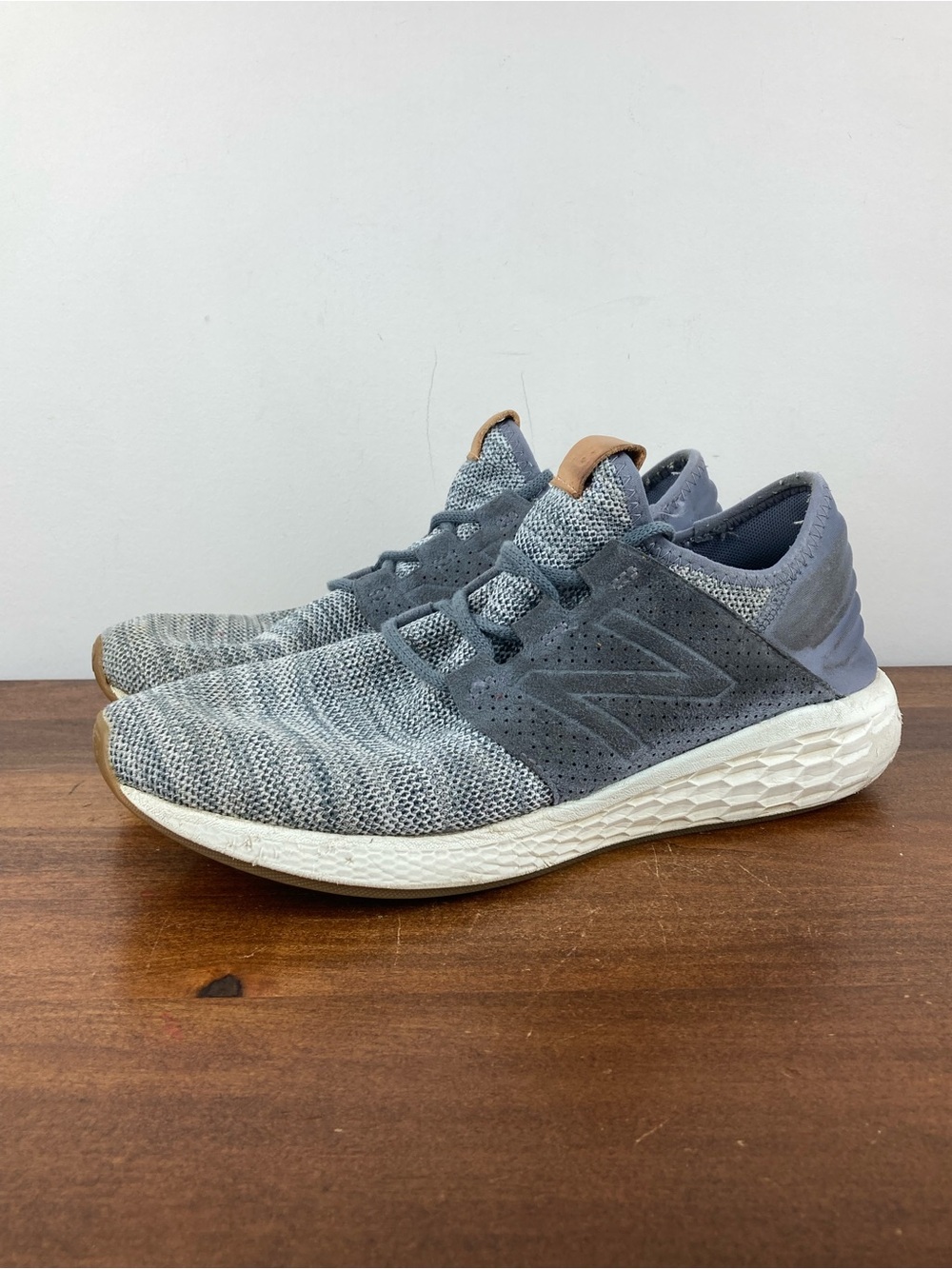 New Balance Fresh Foam Cruz Knit Gray Running Shoes MCRUZSD2 Men's Size 11.